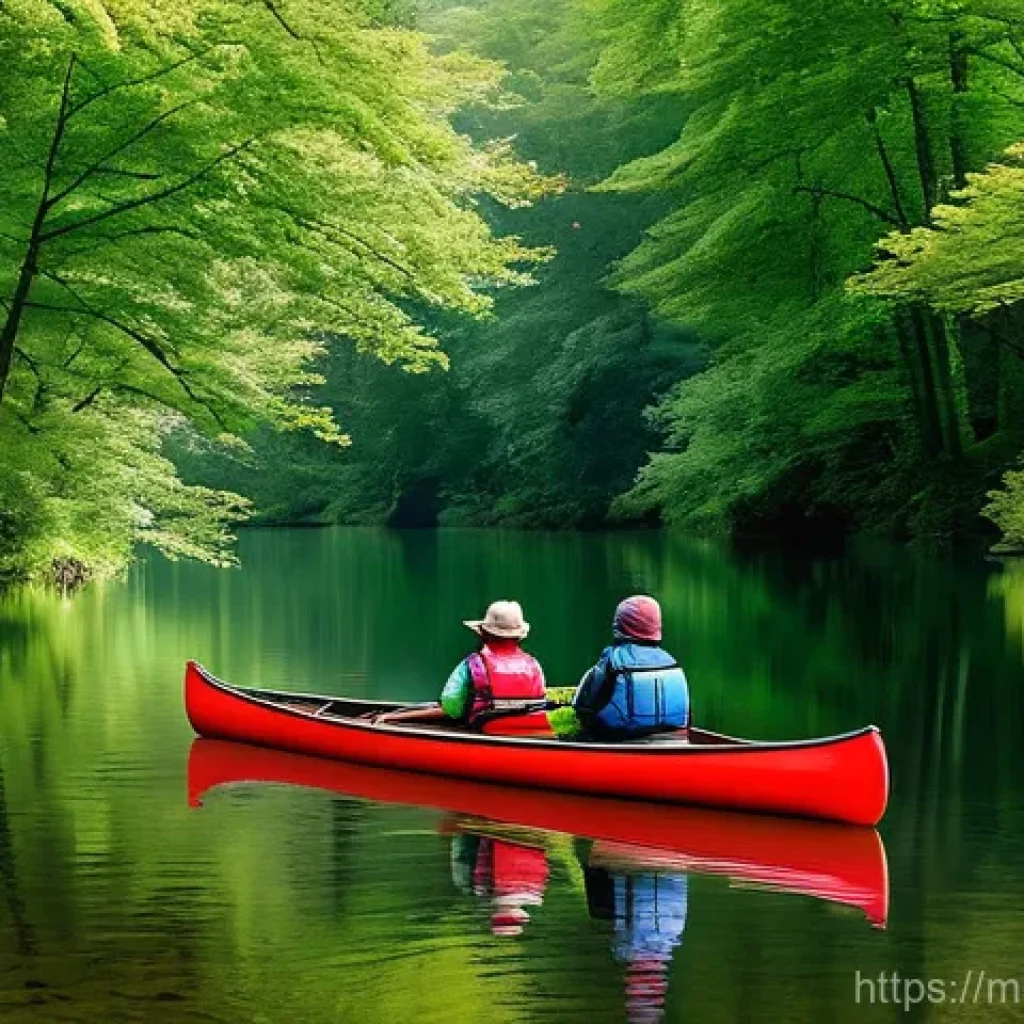 아르덴 산맥 - **Ardennes Forest Serenity with Canoeing**
    A wide-angle, high-resolution shot capturing the vast...