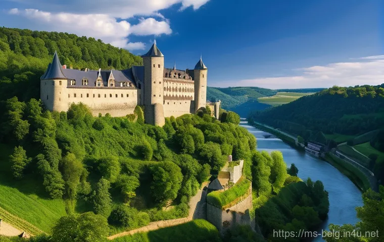 아르덴 산맥 - **Ardennes Forest Serenity with Canoeing**
    A wide-angle, high-resolution shot capturing the vast...