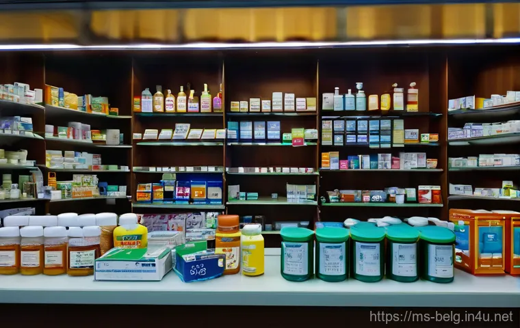 벨기에 약국 이용법 - Here are three detailed image prompts: